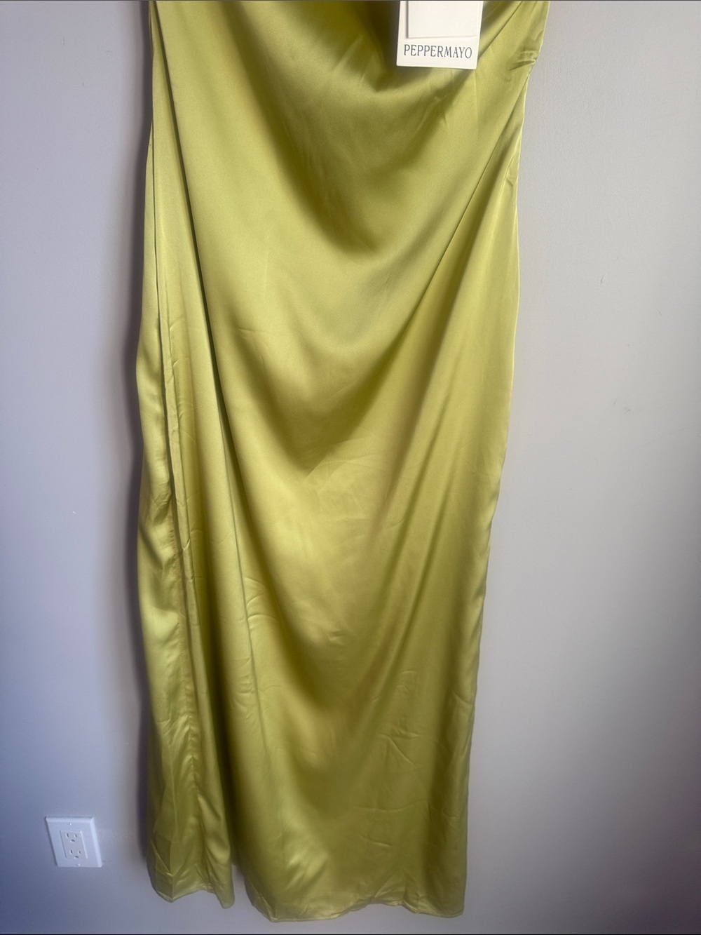 NEW Peppermayo Heart Of Glass Satin Maxi Dress 6 - Picture 6 of 12